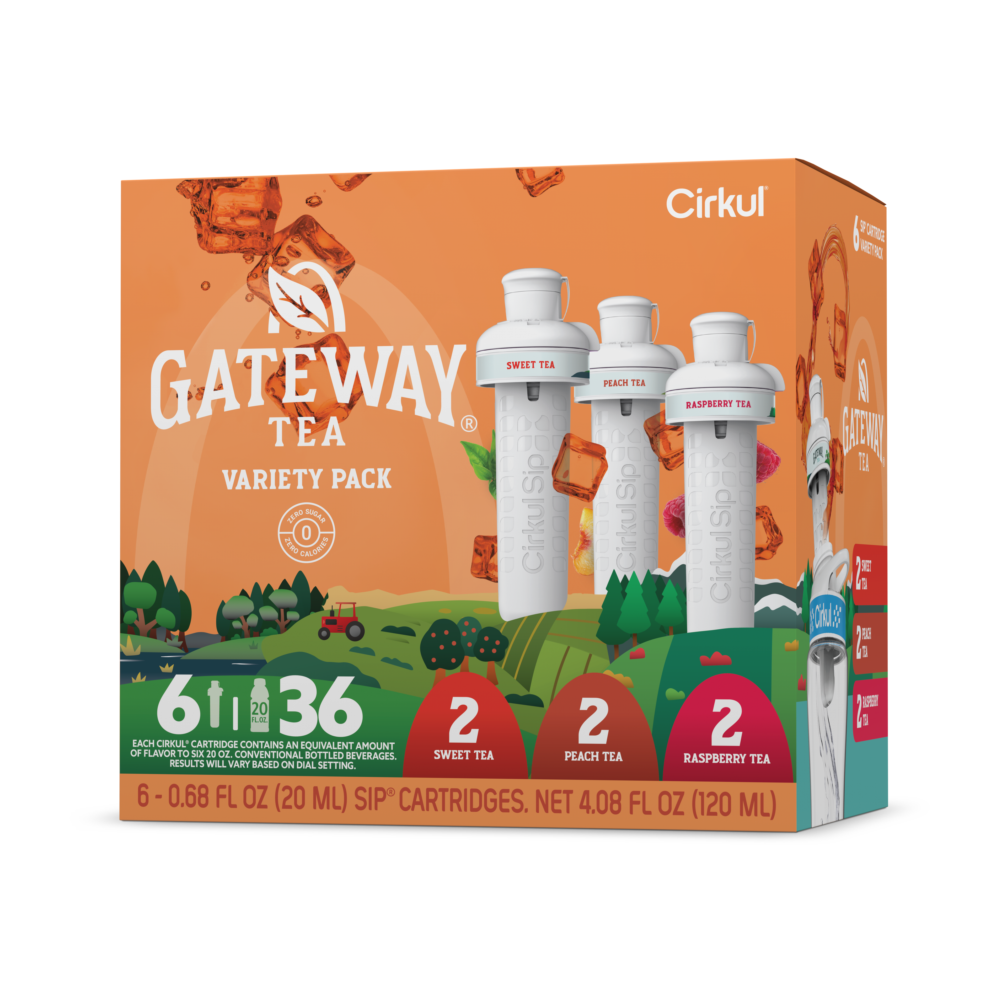 Gateway Tea® 6-Pack Variety Pack - Bright Touch