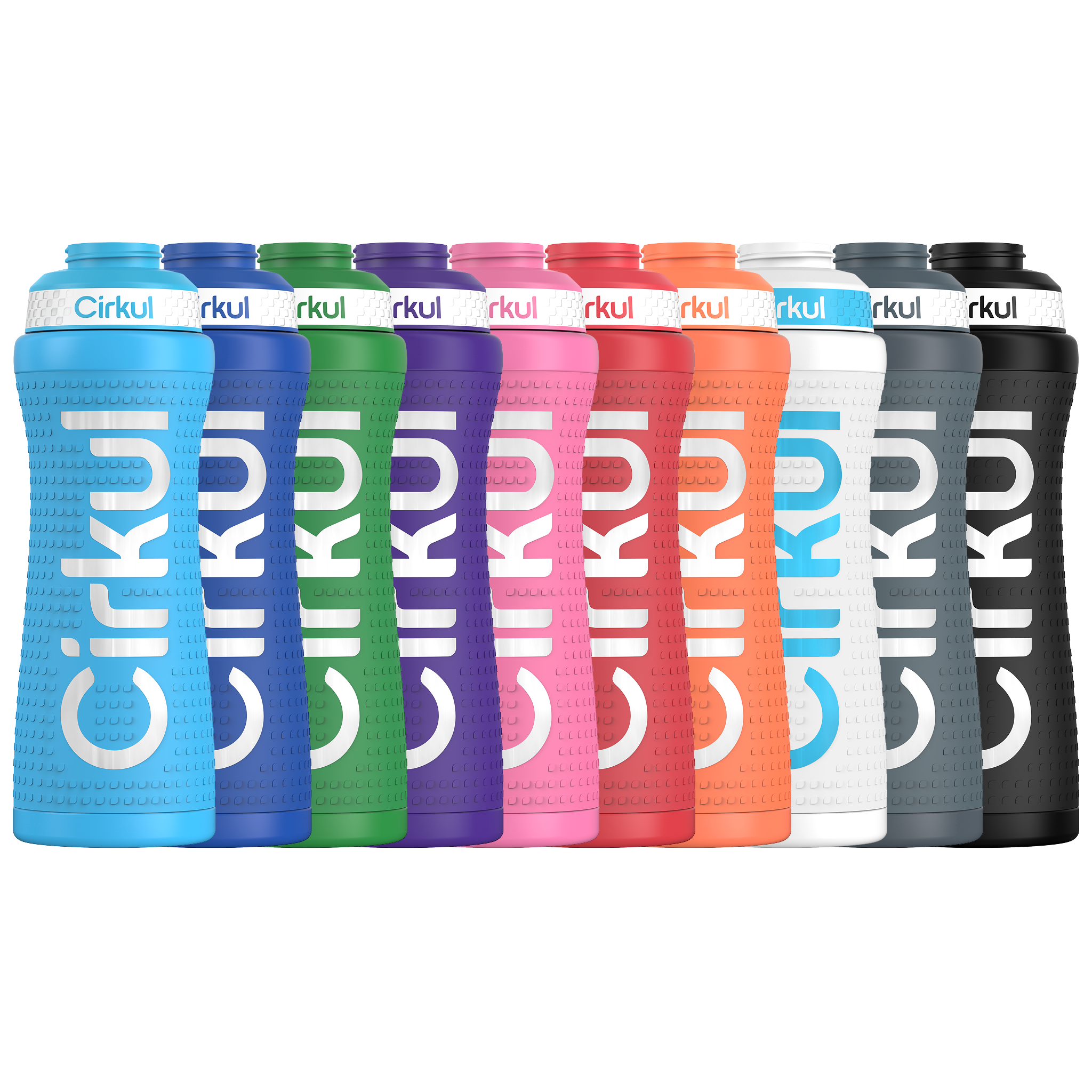22oz. Grip Stainless Steel Bottle & Sport Lid - Easy Set